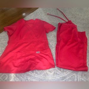 Greys anatomy scrub set! Watermelon color!